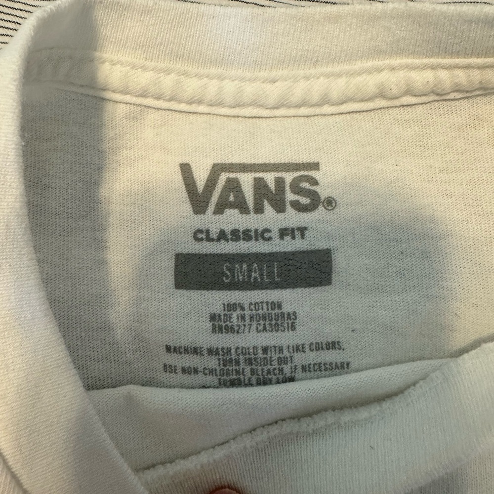 Vans Classic Fit White Tee